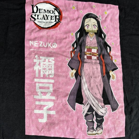 Demon Slayer Nezuko Black‎ T-Shirt XL New With Tags Hot Topic - Picture 2 of 8